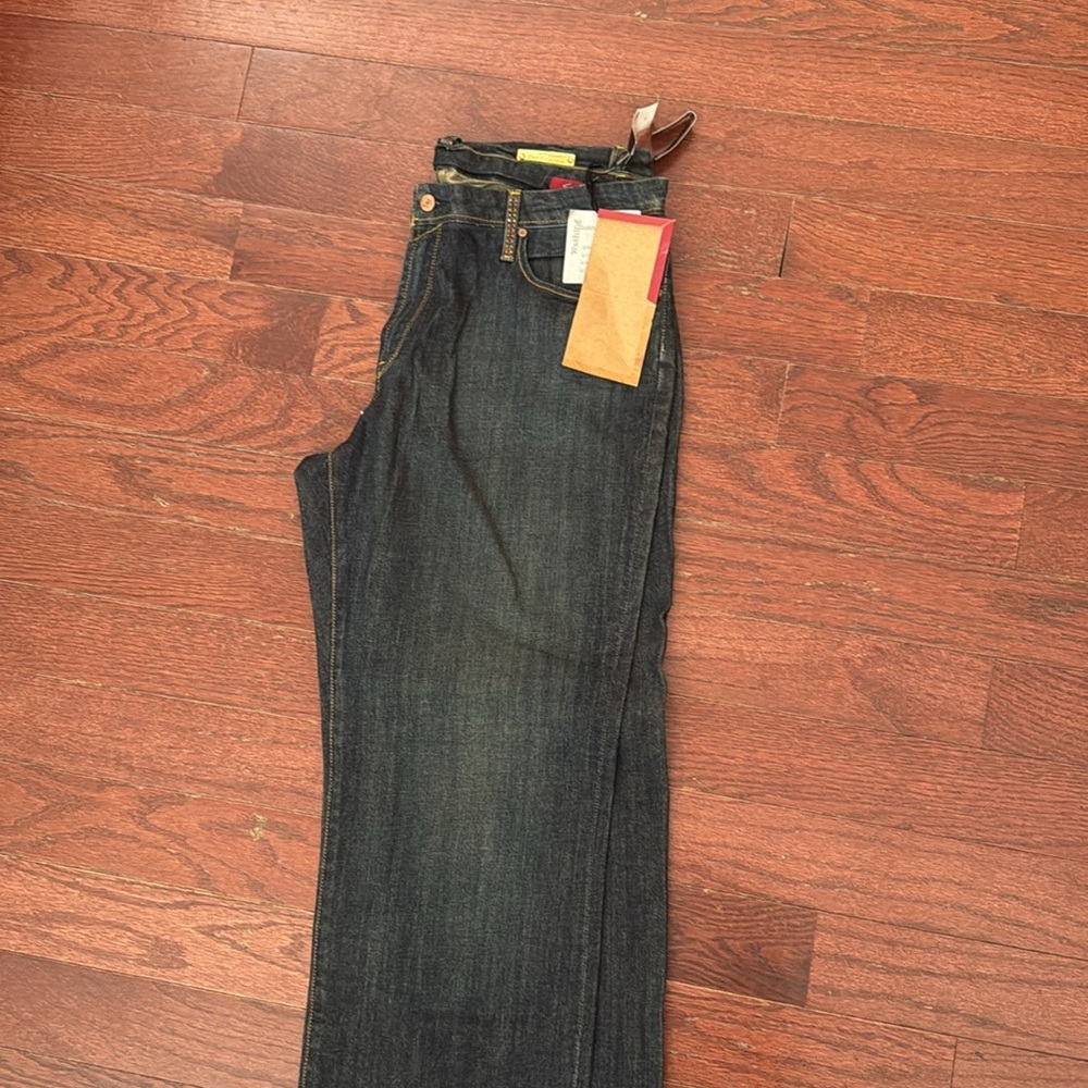 Seven7 Women's Boot Cut Jeans - Dark Blue - Picture 3 of 8
